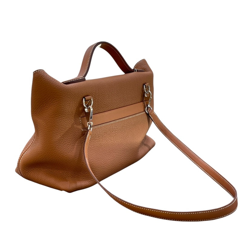 エルメス HERMES ヴァンキャトル29 Y刻 ゴールド/シルバー金具 トゴ ユニセックス ハンドバッグ