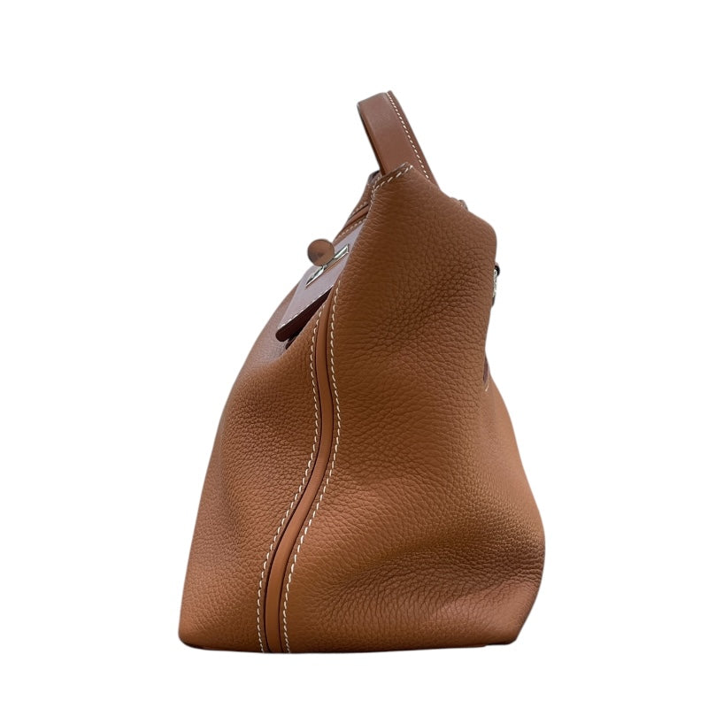 エルメス HERMES ヴァンキャトル29 Y刻 ゴールド/シルバー金具 トゴ ユニセックス ハンドバッグ