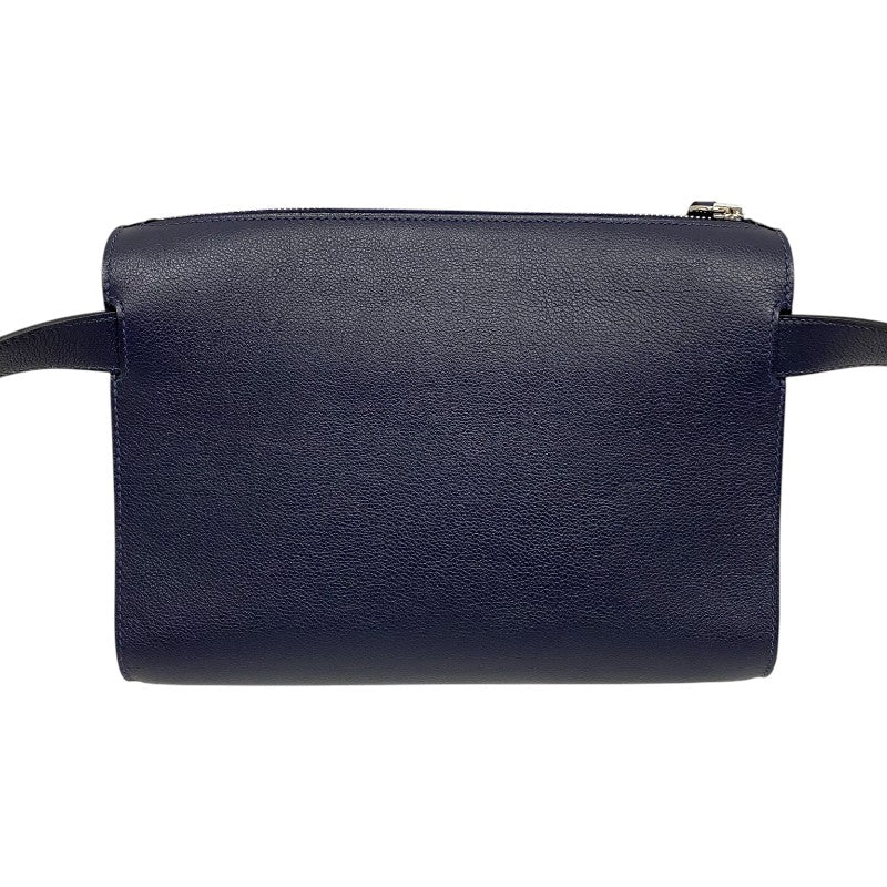 エルメス HERMES ボリトル B刻 ブルーニュイ シルバー金具 エバーカラー メンズ ショルダーバッグ