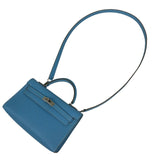 エルメス HERMES タイニーケリー □O刻 セレスト SV金具 エプソン レディース ハンドバッグ