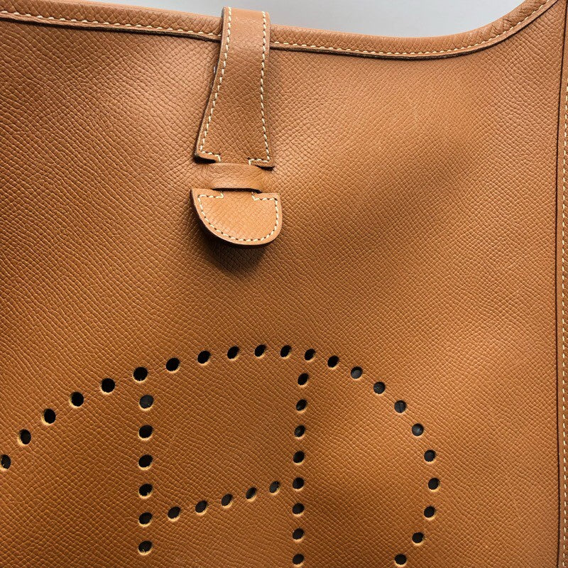 エルメス HERMES エヴリン3PM □L刻 ゴールド/シルバー金具 エプソン メンズ ショルダーバッグ