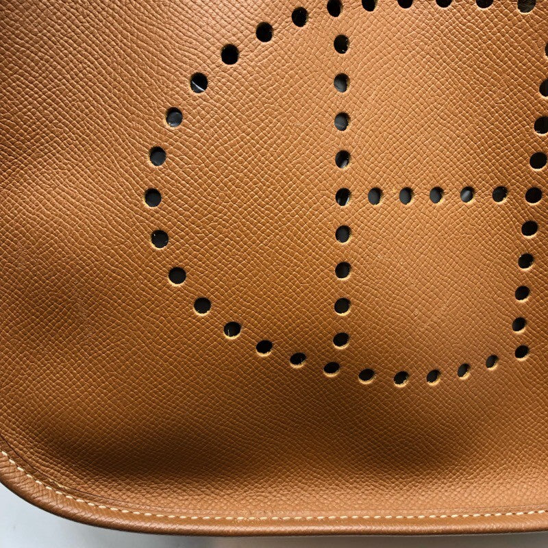 エルメス HERMES エヴリン3PM □L刻 ゴールド/シルバー金具 エプソン メンズ ショルダーバッグ