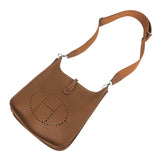 エルメス HERMES エヴリン3PM W刻 ゴールド シルバー金具 トリヨン レディース ショルダーバッグ