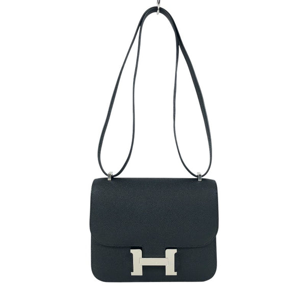 エルメス HERMES コンスタンス3 ミニ K刻 ブラック シルバー金具 エプソン レディース ショルダーバッグ