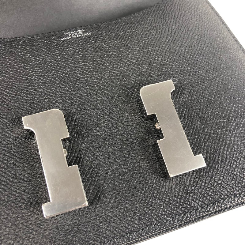 エルメス HERMES コンスタンス3 ミニ K刻 ブラック シルバー金具 エプソン レディース ショルダーバッグ