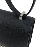 エルメス HERMES コンスタンス3 ミニ K刻 ブラック シルバー金具 エプソン レディース ショルダーバッグ