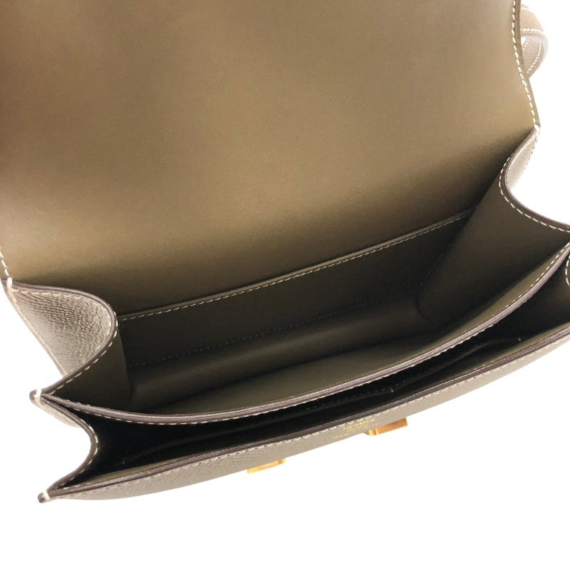 エルメス HERMES コンスタンス3ミニ U刻 エトゥープ ゴールド金具 エプソン レディース ショルダーバッグ