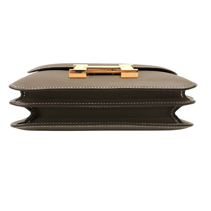 エルメス HERMES コンスタンス3ミニ U刻 エトゥープ ゴールド金具 エプソン レディース ショルダーバッグ