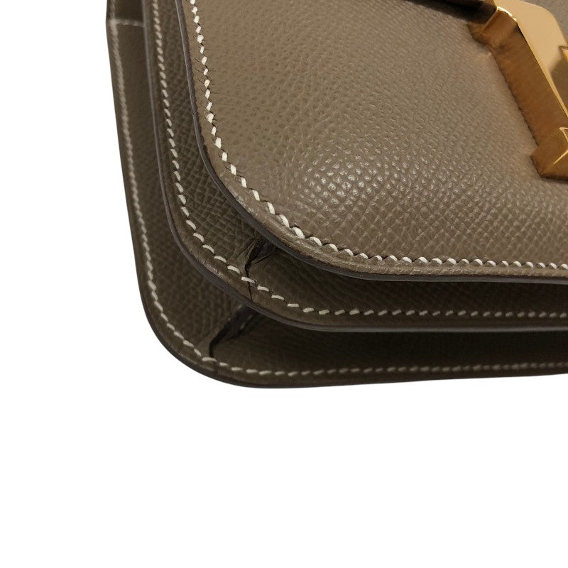 エルメス HERMES コンスタンス3ミニ U刻 エトゥープ ゴールド金具 エプソン レディース ショルダーバッグ