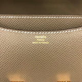 エルメス HERMES コンスタンス3ミニ U刻 エトゥープ ゴールド金具 エプソン レディース ショルダーバッグ