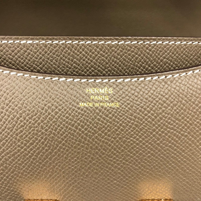 エルメス HERMES コンスタンス3ミニ U刻 エトゥープ ゴールド金具 エプソン レディース ショルダーバッグ