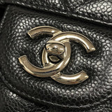 シャネル CHANEL マトラッセ30 A58600 ブラック シルバー金具 キャビアスキン レディース ショルダーバッグ
