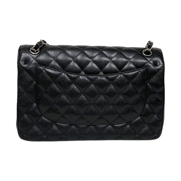 シャネル CHANEL マトラッセ30 A58600 ブラック シルバー金具 キャビアスキン レディース ショルダーバッグ