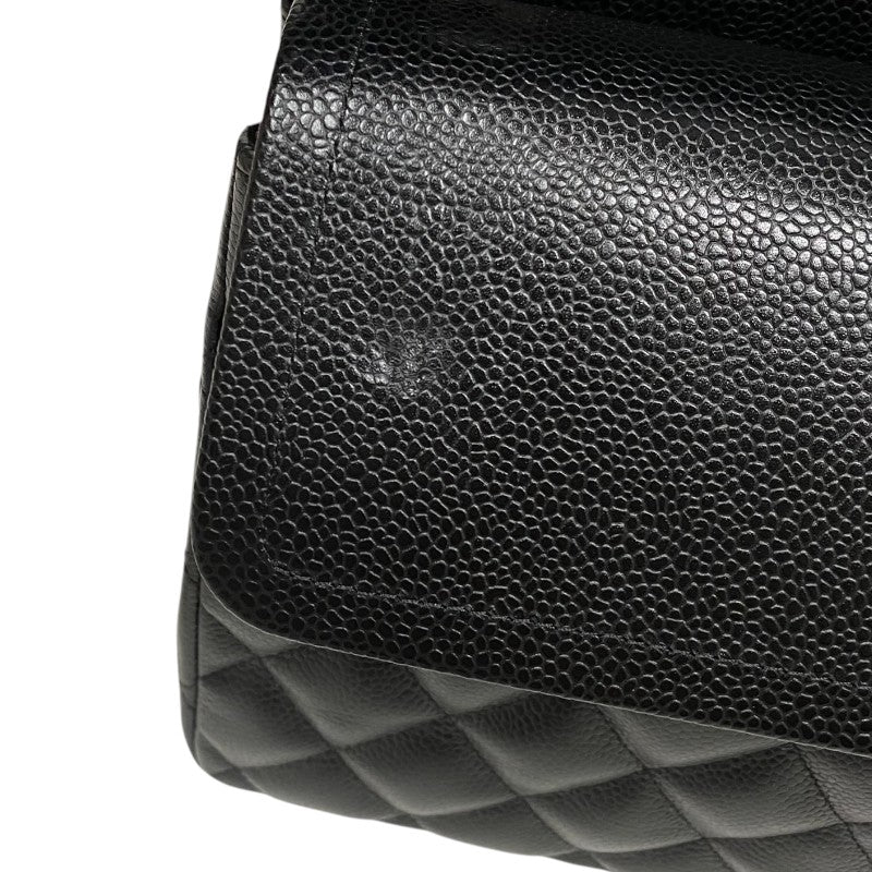 シャネル CHANEL マトラッセ30 A58600 ブラック シルバー金具 キャビアスキン レディース ショルダーバッグ