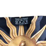 エルメス HERMES ツイリー ベージュ・ブラック シルク レディース スカーフ