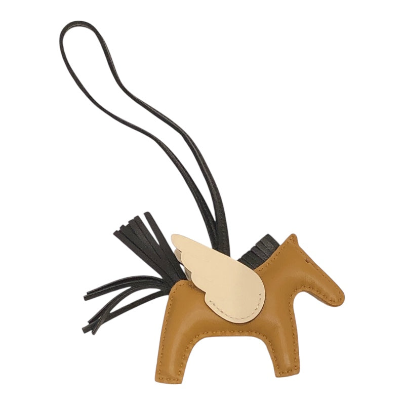 エルメス HERMES ロデオペガサスPM Z刻 セサミ×ブラック×クレ アニョーミロ レディース その他小物