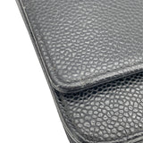 シャネル CHANEL ココマークチェーンウォレット A48654 19番台 ブラック SV金具 キャビア レディース ウォレットチェーン