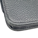 シャネル CHANEL ココマークチェーンウォレット A48654 19番台 ブラック SV金具 キャビア レディース ウォレットチェーン
