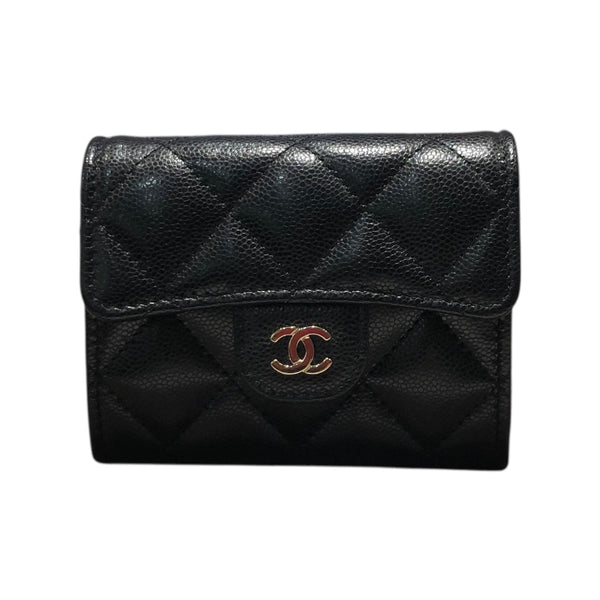シャネル CHANEL マトラッセチェーンコインパース AP0238 ブラック/ゴールド金具 キャビアスキン レディース コインケース