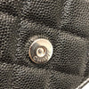 シャネル CHANEL マトラッセミニチェーンウォレット AP1649 ブラック/シルバー金具 キャビアスキン レディース 二つ折り財布