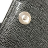 シャネル CHANEL マトラッセミニチェーンウォレット AP1649 ブラック/シルバー金具 キャビアスキン レディース 二つ折り財布