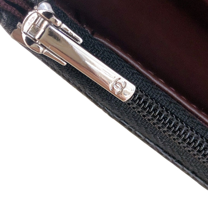 シャネル CHANEL マトラッセ チェーンウォレット AP0250 ランダムシリアル ブラック シルバー金具 キャビアスキン レディース ショルダーバッグ