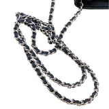 シャネル CHANEL マトラッセ チェーンウォレット AP0250 ランダムシリアル ブラック シルバー金具 キャビアスキン レディース ショルダーバッグ