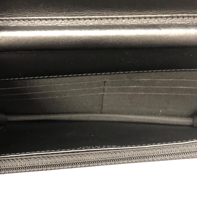 シャネル CHANEL ボーイシャネル Vステッチチェーンウォレット A80287 ブラック/シルバー金具 キャビアスキン レディース ウォレットチェーン