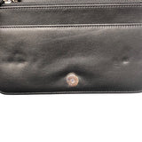 シャネル CHANEL ボーイシャネル Vステッチチェーンウォレット A80287 ブラック/シルバー金具 キャビアスキン レディース ウォレットチェーン