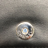 シャネル CHANEL ボーイシャネル Vステッチチェーンウォレット A80287 ブラック/シルバー金具 キャビアスキン レディース ウォレットチェーン