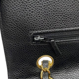 シャネル CHANEL マトラッセ25 A01112 ブラック ゴールド金具 キャビアスキン レディース ショルダーバッグ