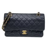 シャネル CHANEL マトラッセ25 A01112 ブラック ゴールド金具 キャビアスキン レディース ショルダーバッグ