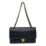 シャネル CHANEL マトラッセ25 A01112 ブラック ゴールド金具 キャビアスキン レディース ショルダーバッグ