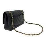 シャネル CHANEL マトラッセ25 A01112 ブラック ゴールド金具 キャビアスキン レディース ショルダーバッグ