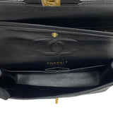 シャネル CHANEL マトラッセ25 A01112 ブラック ゴールド金具 キャビアスキン レディース ショルダーバッグ