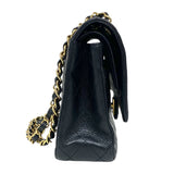 シャネル CHANEL マトラッセ25 A01112 ブラック ゴールド金具 キャビアスキン レディース ショルダーバッグ