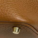エルメス HERMES ピコタンロックPM B刻印　(2023年製) ゴールド ゴールド金具 トリヨンクレマンス レディース ハンドバッグ