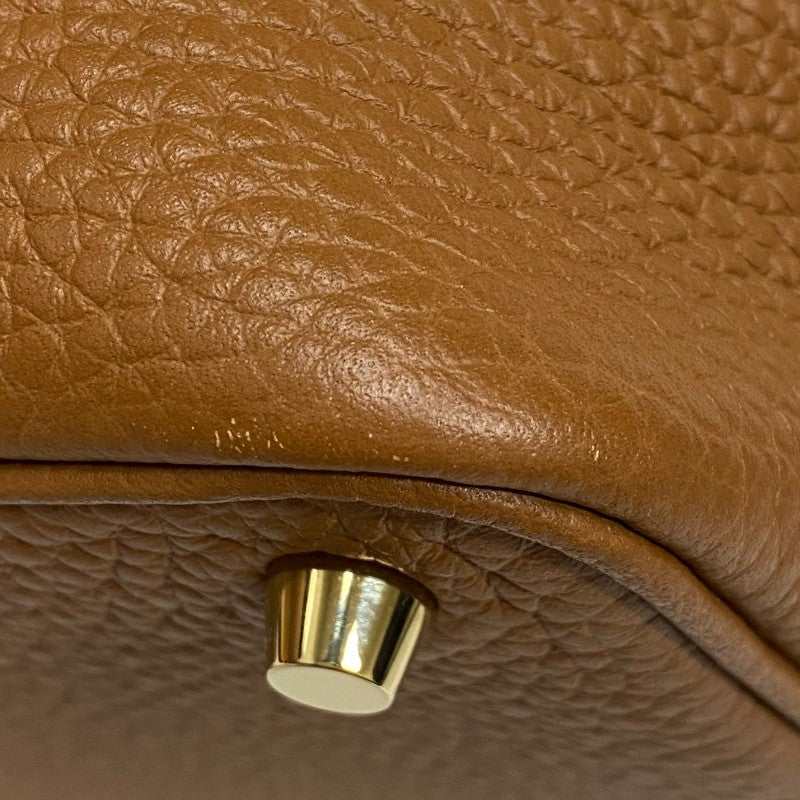 エルメス HERMES ピコタンロックPM B刻印　(2023年製) ゴールド ゴールド金具 トリヨンクレマンス レディース ハンドバッグ