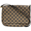 ルイ・ヴィトン LOUIS VUITTON ミュゼット・タンゴ ショート N51255 ブラウン ダミエ・エベヌ レディース ショルダーバッグ