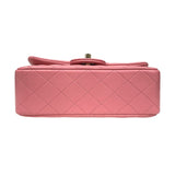 シャネル CHANEL マトラッセ トップハンドル フラップバッグ AS2431 ピンク ゴールド金具 ラムスキン レディース ハンドバッグ ショルダーバッグ