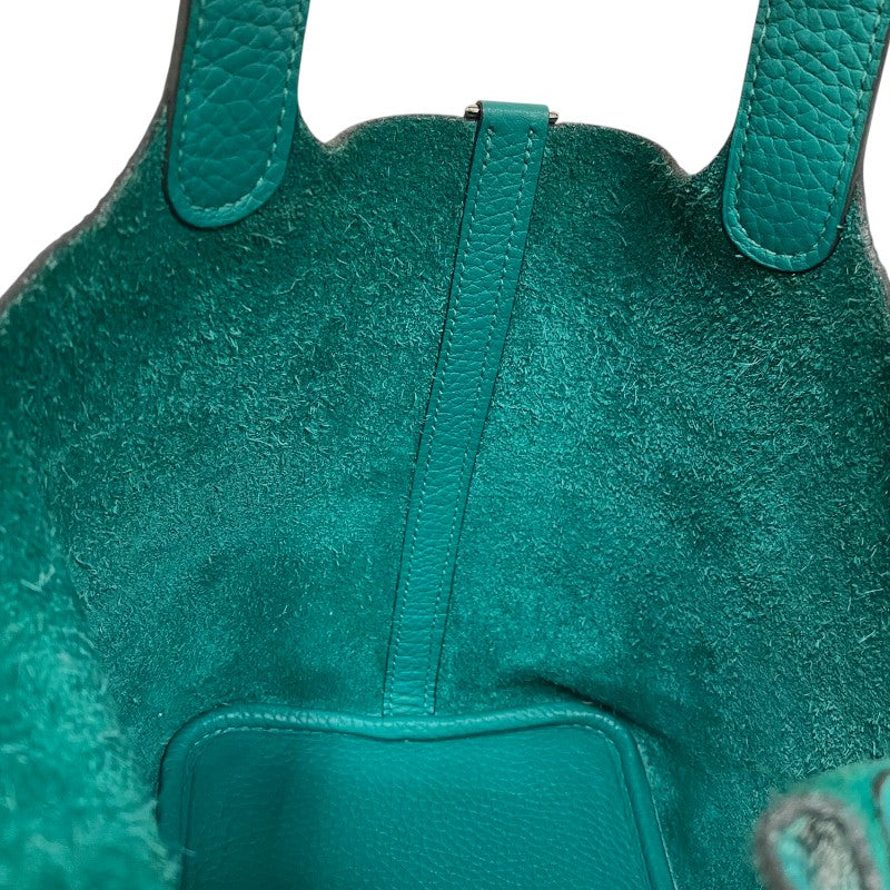 エルメス HERMES ピコタンロックPM Y刻印　(2020年製) ヴェールジェイド シルバー金具 トリヨンクレマンス レディース ハンドバッグ