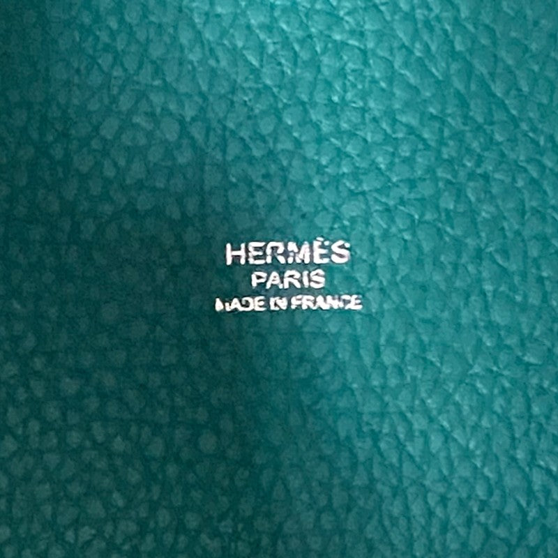 エルメス HERMES ピコタンロックPM Y刻印　(2020年製) ヴェールジェイド シルバー金具 トリヨンクレマンス レディース ハンドバッグ