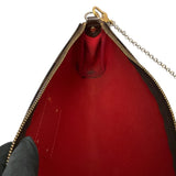 ルイ・ヴィトン LOUIS VUITTON ｴｳﾞｧ N55213 ブラウン/ゴールド金具 PVCコーティングキャンバス ダミエキャンパス レディース ショルダーバッグ