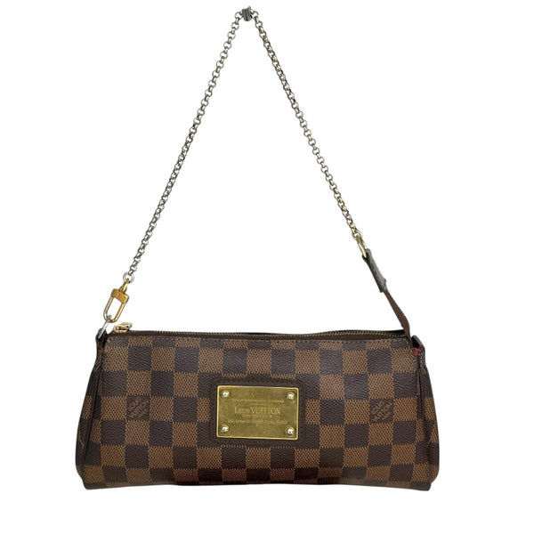 ルイ・ヴィトン LOUIS VUITTON ｴｳﾞｧ N55213 ブラウン/ゴールド金具 PVCコーティングキャンバス ダミエキャンパス レディース ショルダーバッグ