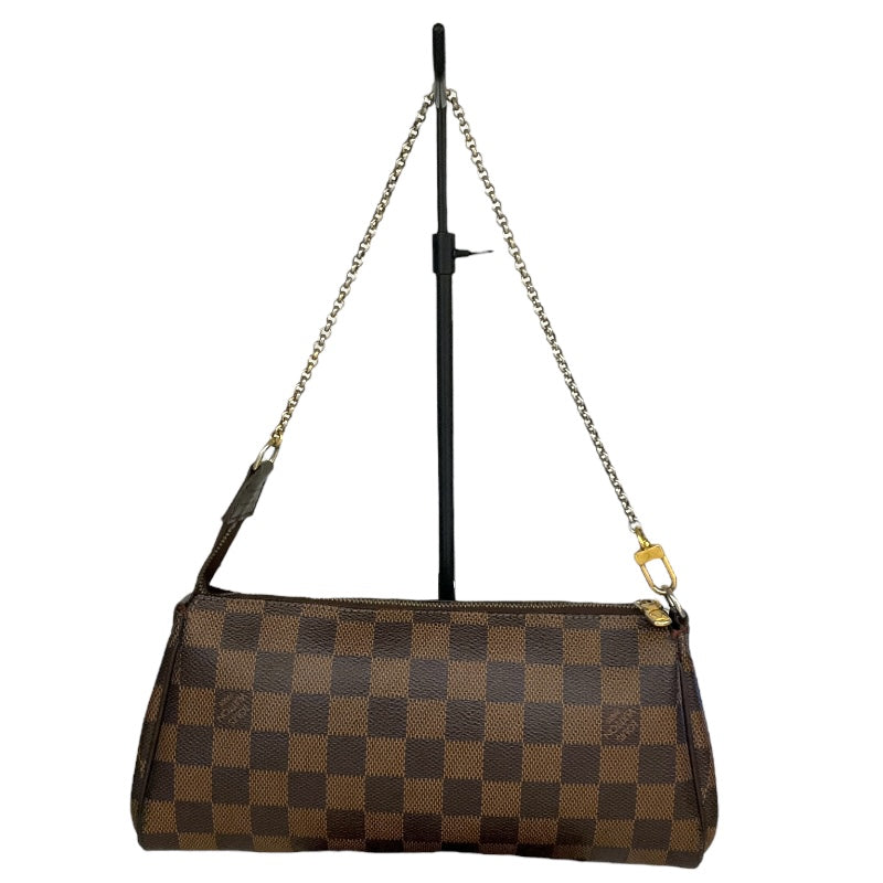 ルイ・ヴィトン LOUIS VUITTON ｴｳﾞｧ N55213 ブラウン/ゴールド金具 PVCコーティングキャンバス ダミエキャンパス レディース ショルダーバッグ