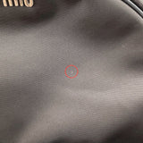 ミュウミュウ miu miu ナイロンバッグパック 5BZ009 ブラック ナイロン レディース リュック・デイパック