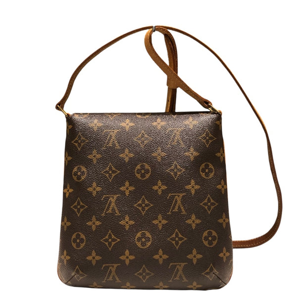 ルイ・ヴィトン LOUIS VUITTON ミュゼット・サルサ・ロング M51258 ブラウン モノグラム レディース ショルダーバッグ