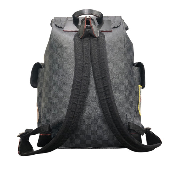 ルイ・ヴィトン LOUIS VUITTON クリストファーMM M44054 ブラック ダミエグラフィット メンズ リュック・デイパック