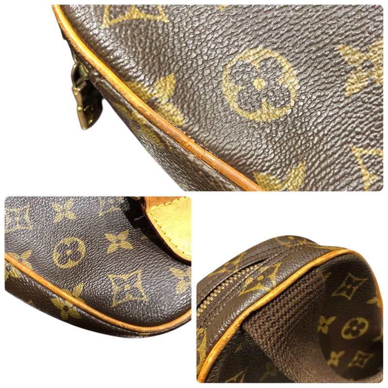 ルイ・ヴィトン LOUIS VUITTON ポシェット・ガンジュ M51870 ブラウン ゴールド金具 モノグラムキャンバス メンズ ボディバッグ