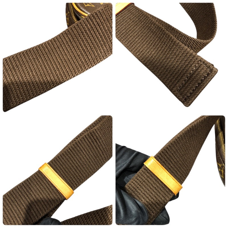 ルイ・ヴィトン LOUIS VUITTON ポシェット・ガンジュ M51870 ブラウン ゴールド金具 モノグラムキャンバス メンズ ボディバッグ